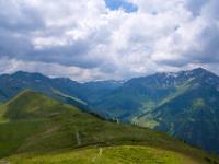 Blick von der Joelspitze ins Tal des Lueger Graben